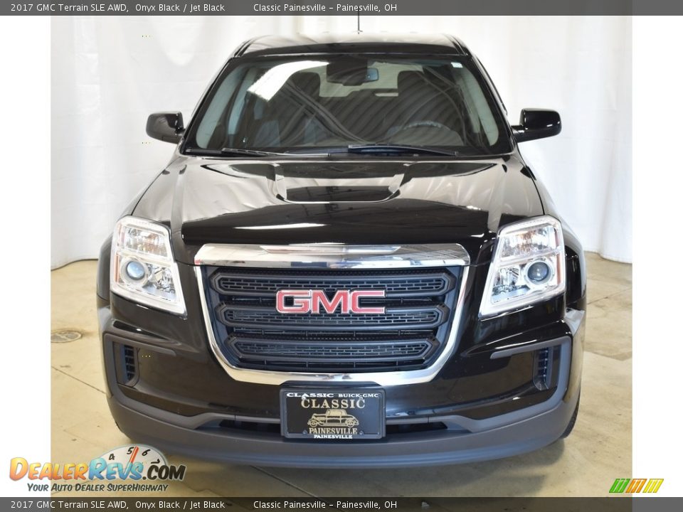 2017 GMC Terrain SLE AWD Onyx Black / Jet Black Photo #4