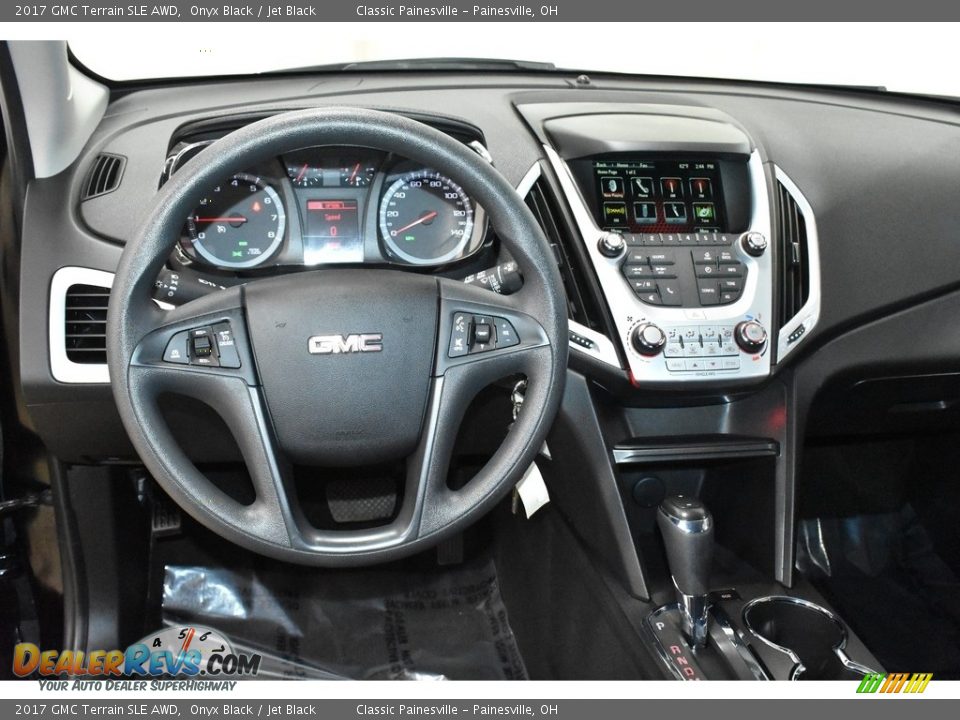 2017 GMC Terrain SLE AWD Onyx Black / Jet Black Photo #11