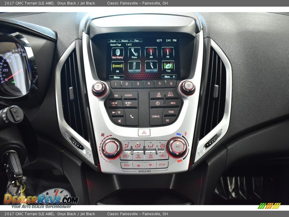 2017 GMC Terrain SLE AWD Onyx Black / Jet Black Photo #12