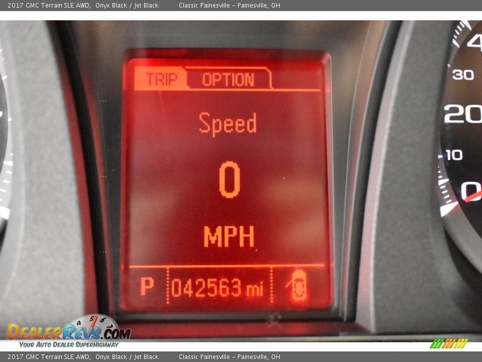 2017 GMC Terrain SLE AWD Onyx Black / Jet Black Photo #14