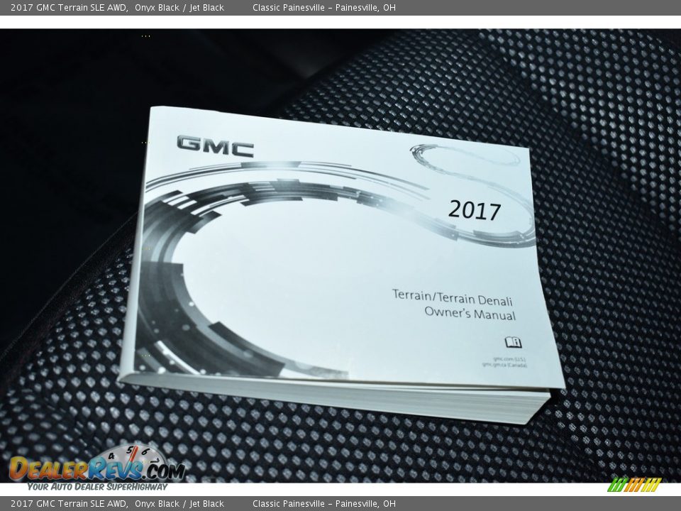 2017 GMC Terrain SLE AWD Onyx Black / Jet Black Photo #15