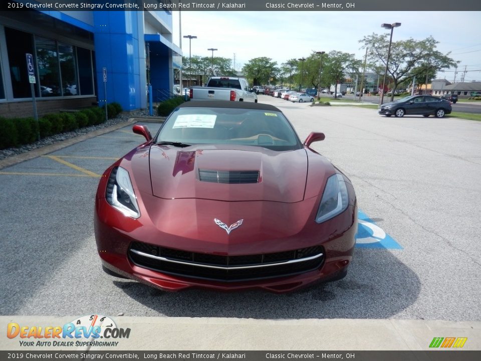 2019 Chevrolet Corvette Stingray Convertible Long Beach Red Tintcoat / Kalahari Photo #2