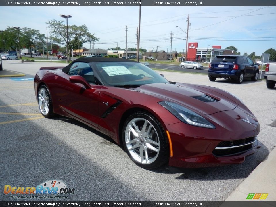 2019 Chevrolet Corvette Stingray Convertible Long Beach Red Tintcoat / Kalahari Photo #3