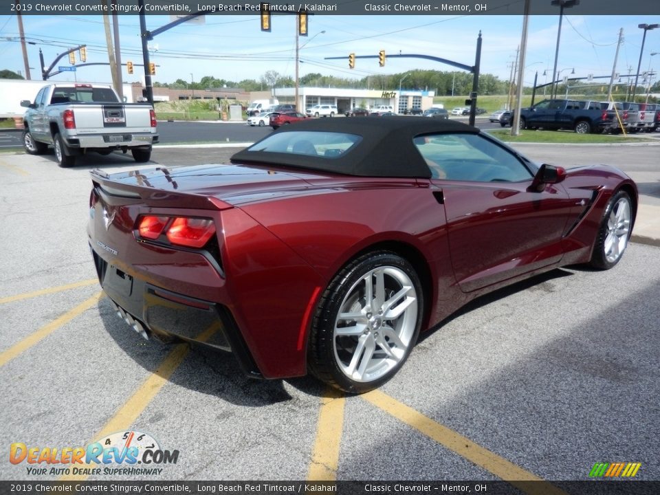 2019 Chevrolet Corvette Stingray Convertible Long Beach Red Tintcoat / Kalahari Photo #4