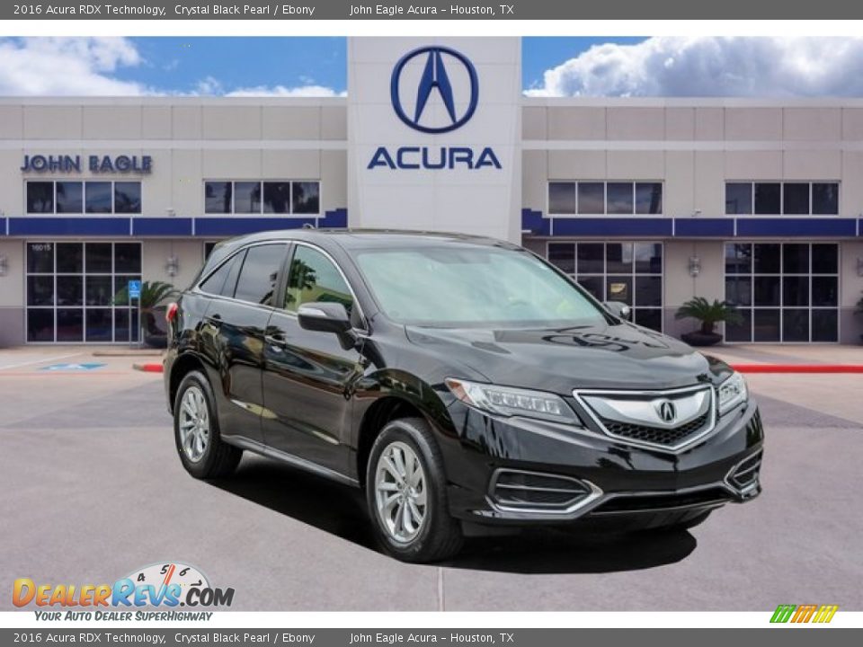 2016 Acura RDX Technology Crystal Black Pearl / Ebony Photo #1