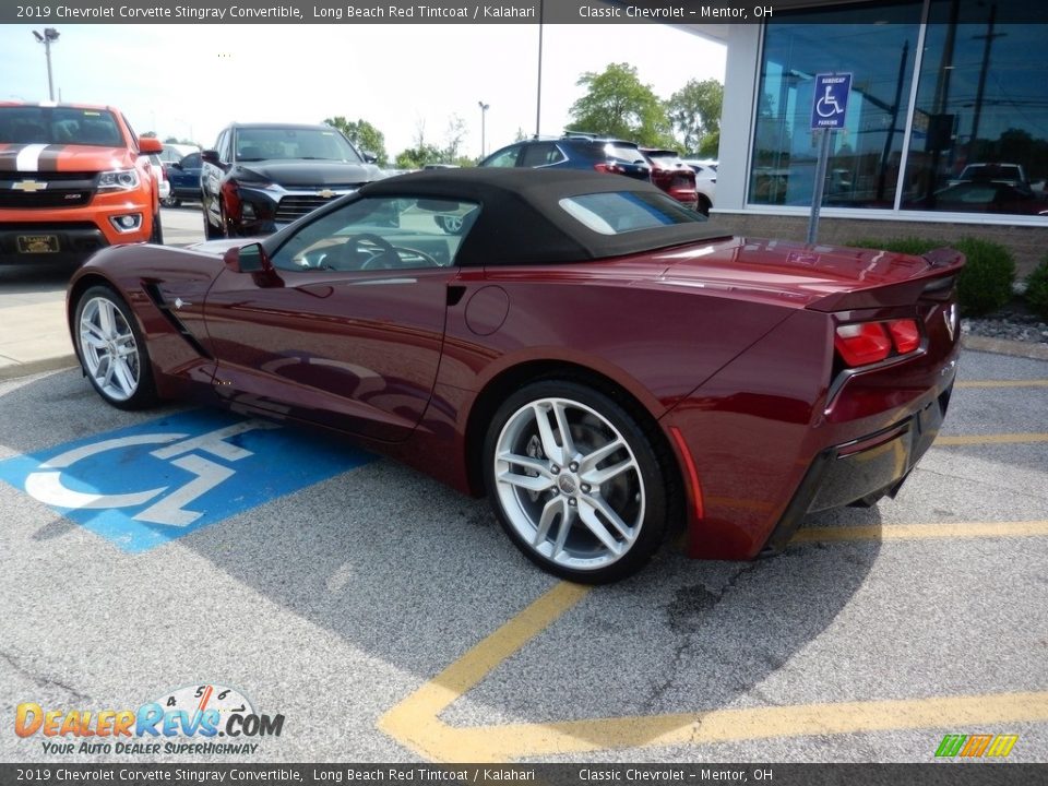 2019 Chevrolet Corvette Stingray Convertible Long Beach Red Tintcoat / Kalahari Photo #5