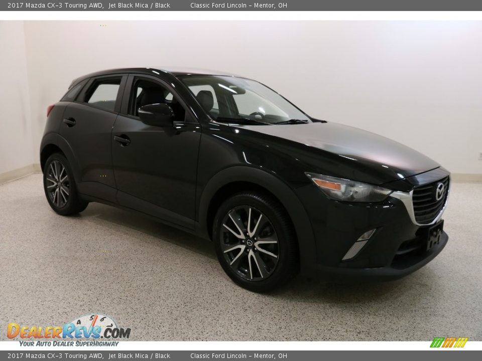 2017 Mazda CX-3 Touring AWD Jet Black Mica / Black Photo #1