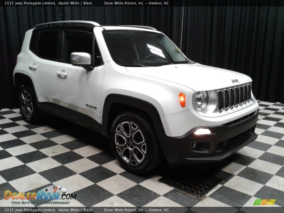 2015 Jeep Renegade Limited Alpine White / Black Photo #4