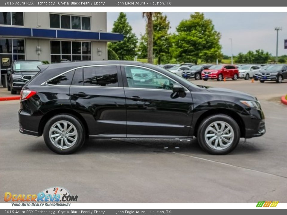 2016 Acura RDX Technology Crystal Black Pearl / Ebony Photo #8