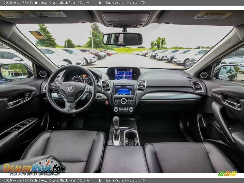 2016 Acura RDX Technology Crystal Black Pearl / Ebony Photo #9