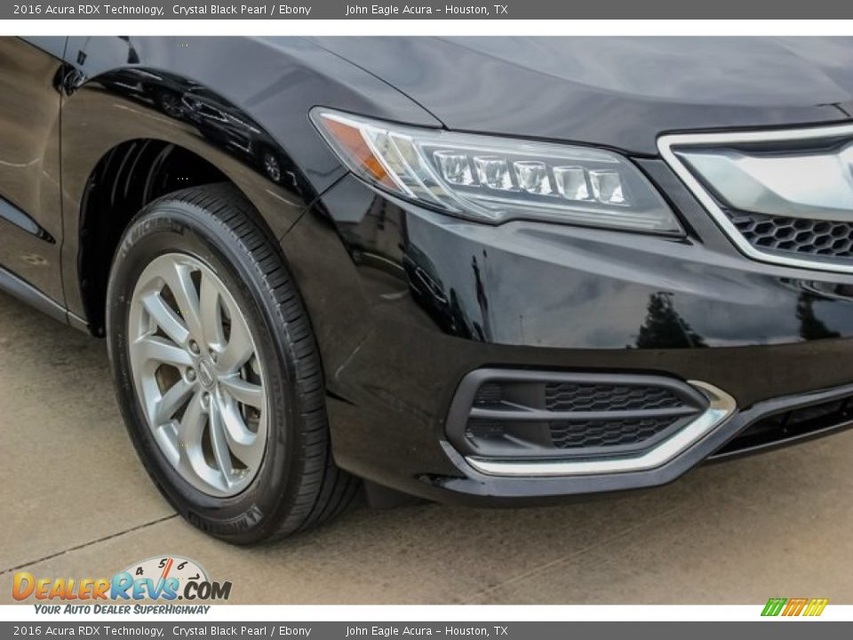 2016 Acura RDX Technology Crystal Black Pearl / Ebony Photo #10