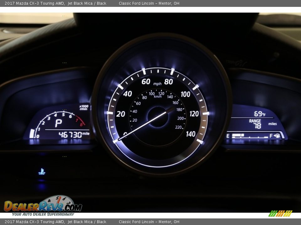 2017 Mazda CX-3 Touring AWD Jet Black Mica / Black Photo #8