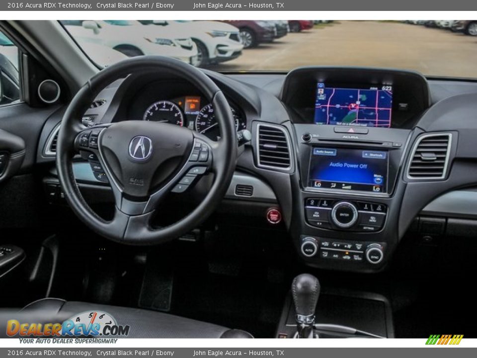 2016 Acura RDX Technology Crystal Black Pearl / Ebony Photo #30