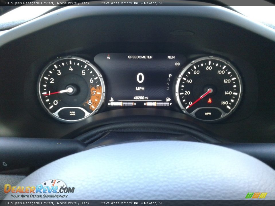 2015 Jeep Renegade Limited Alpine White / Black Photo #18