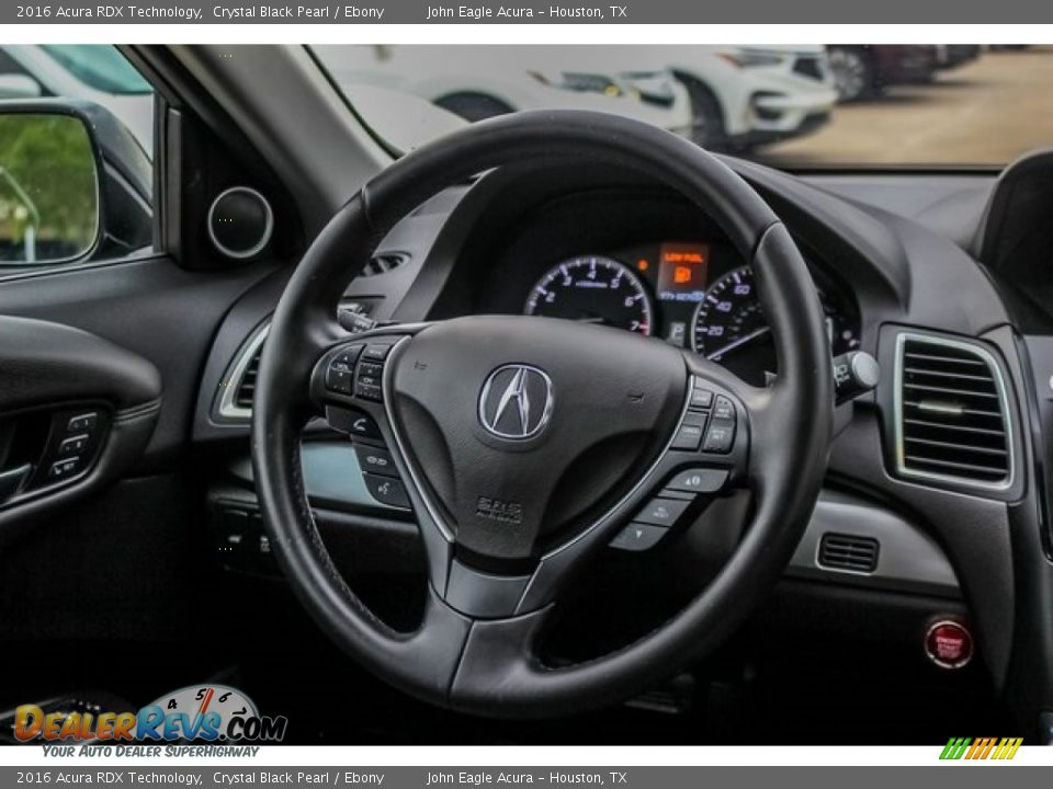 2016 Acura RDX Technology Crystal Black Pearl / Ebony Photo #31