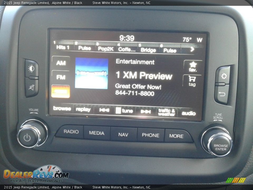 2015 Jeep Renegade Limited Alpine White / Black Photo #20