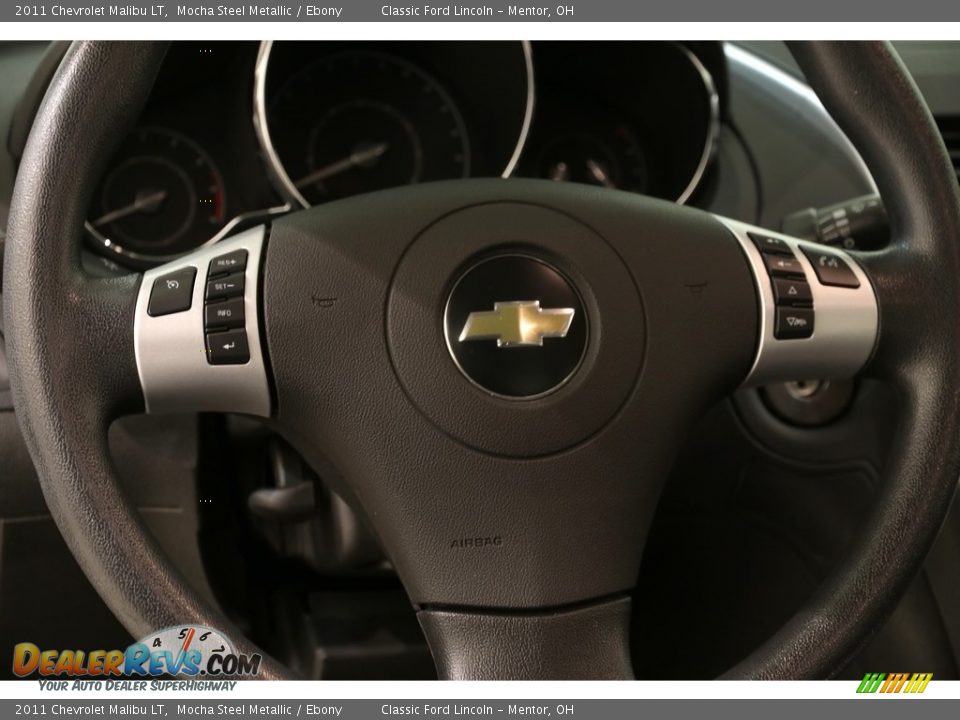 2011 Chevrolet Malibu LT Mocha Steel Metallic / Ebony Photo #7