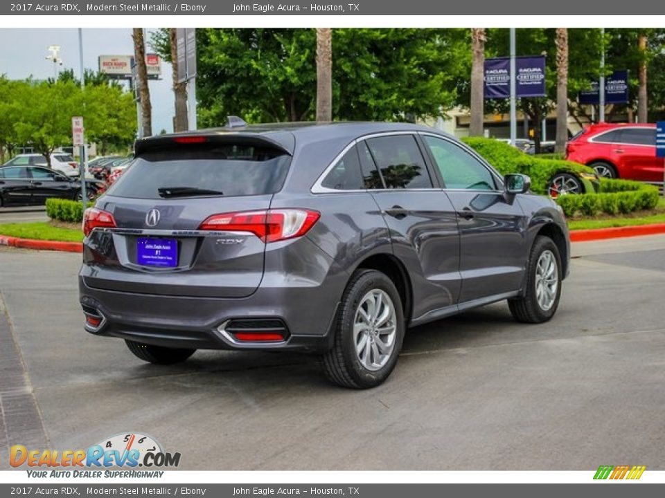 2017 Acura RDX Modern Steel Metallic / Ebony Photo #7