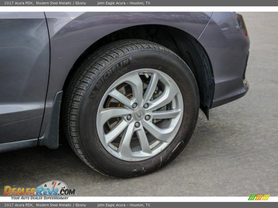 2017 Acura RDX Modern Steel Metallic / Ebony Photo #11