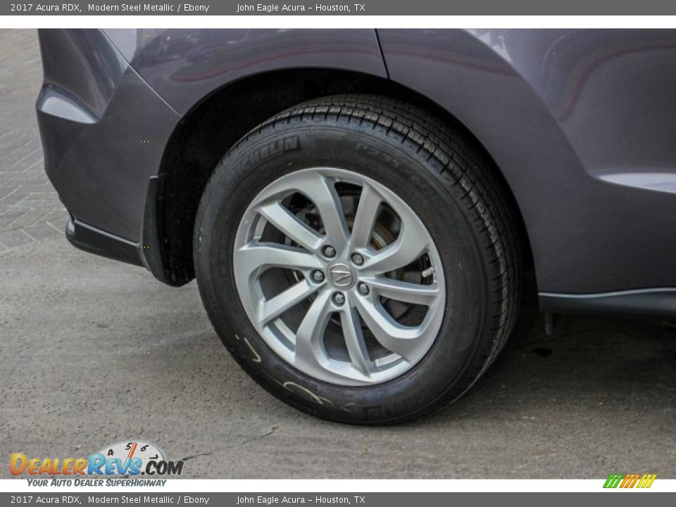 2017 Acura RDX Modern Steel Metallic / Ebony Photo #12
