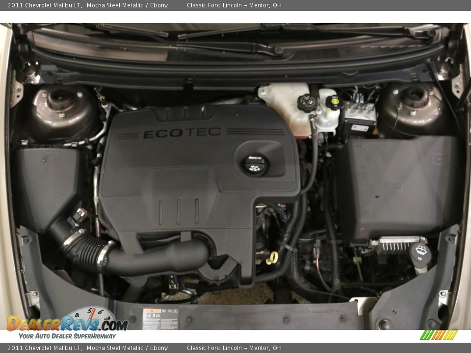 2011 Chevrolet Malibu LT Mocha Steel Metallic / Ebony Photo #18