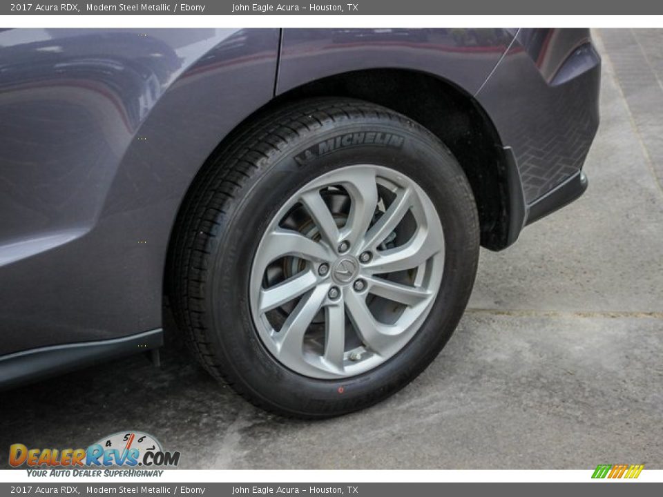 2017 Acura RDX Modern Steel Metallic / Ebony Photo #13