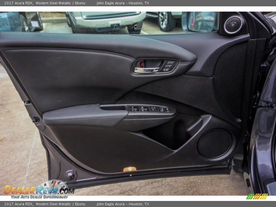 2017 Acura RDX Modern Steel Metallic / Ebony Photo #17