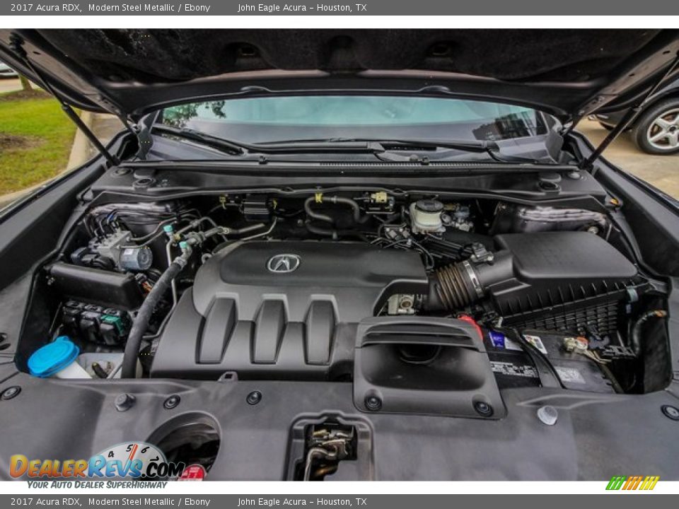 2017 Acura RDX Modern Steel Metallic / Ebony Photo #26