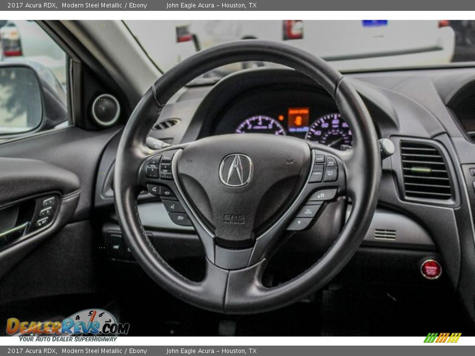 2017 Acura RDX Modern Steel Metallic / Ebony Photo #28