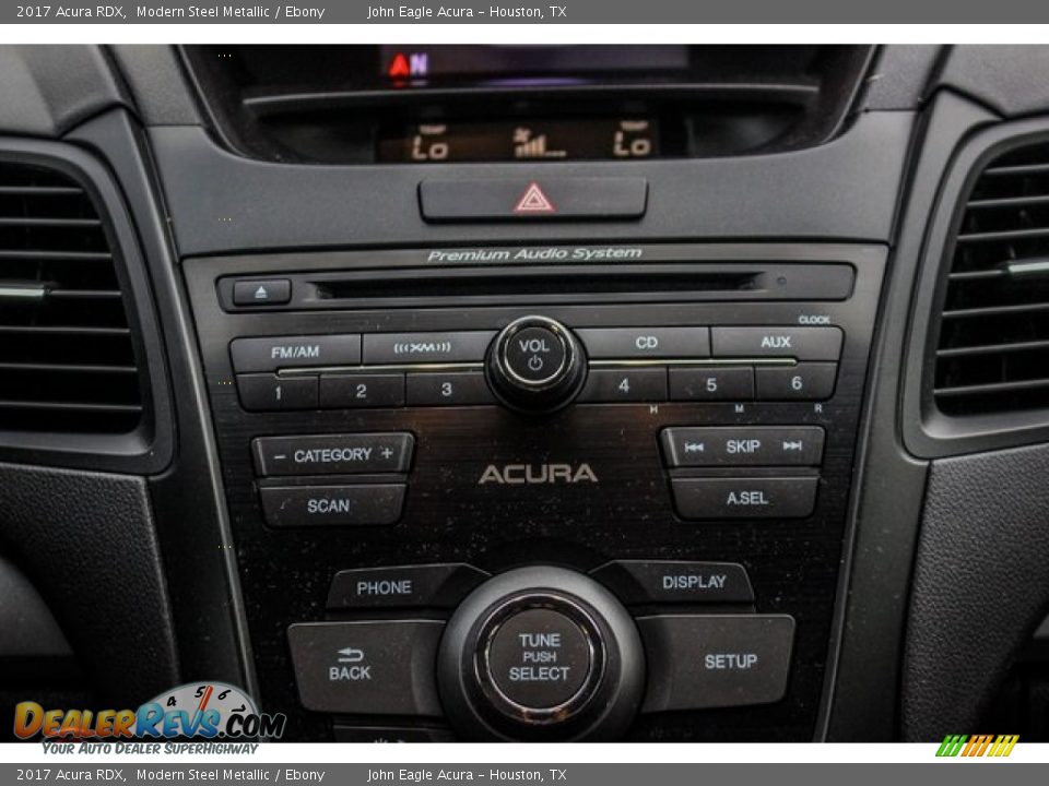 2017 Acura RDX Modern Steel Metallic / Ebony Photo #30