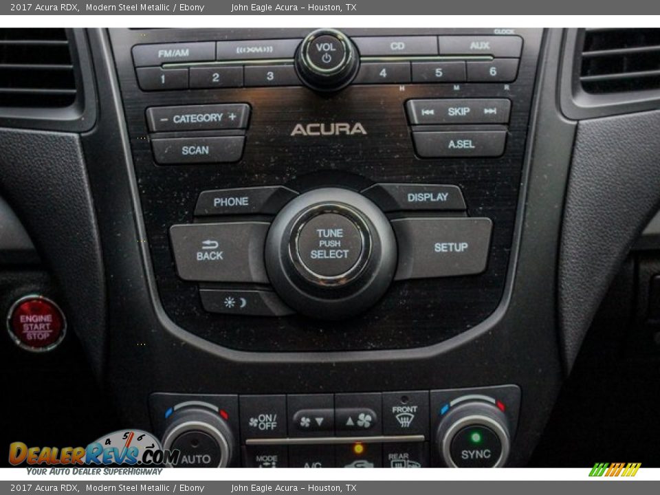 2017 Acura RDX Modern Steel Metallic / Ebony Photo #31