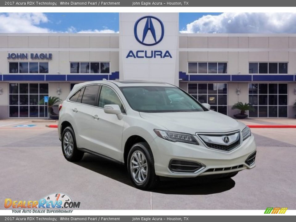 2017 Acura RDX Technology White Diamond Pearl / Parchment Photo #1