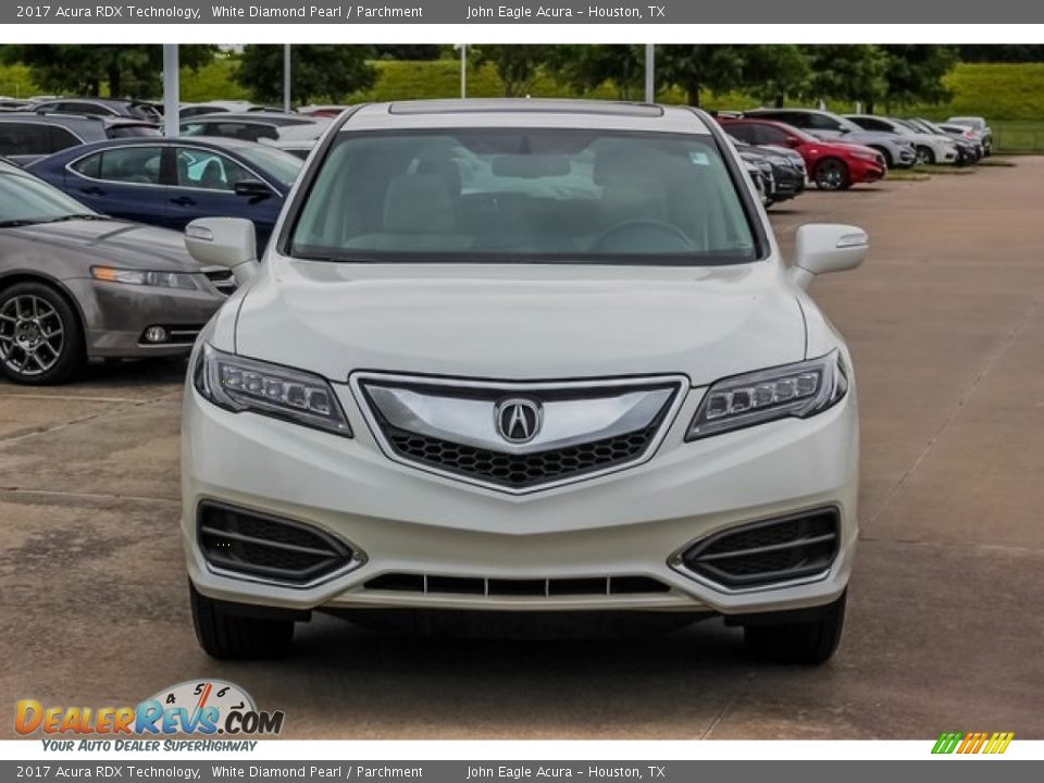 2017 Acura RDX Technology White Diamond Pearl / Parchment Photo #2