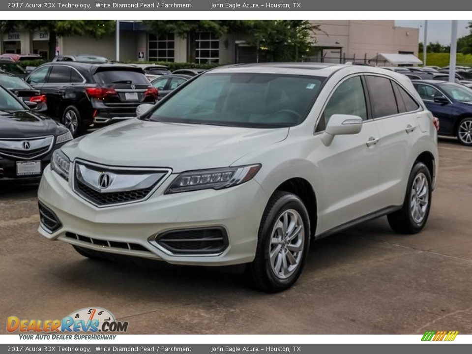 2017 Acura RDX Technology White Diamond Pearl / Parchment Photo #3