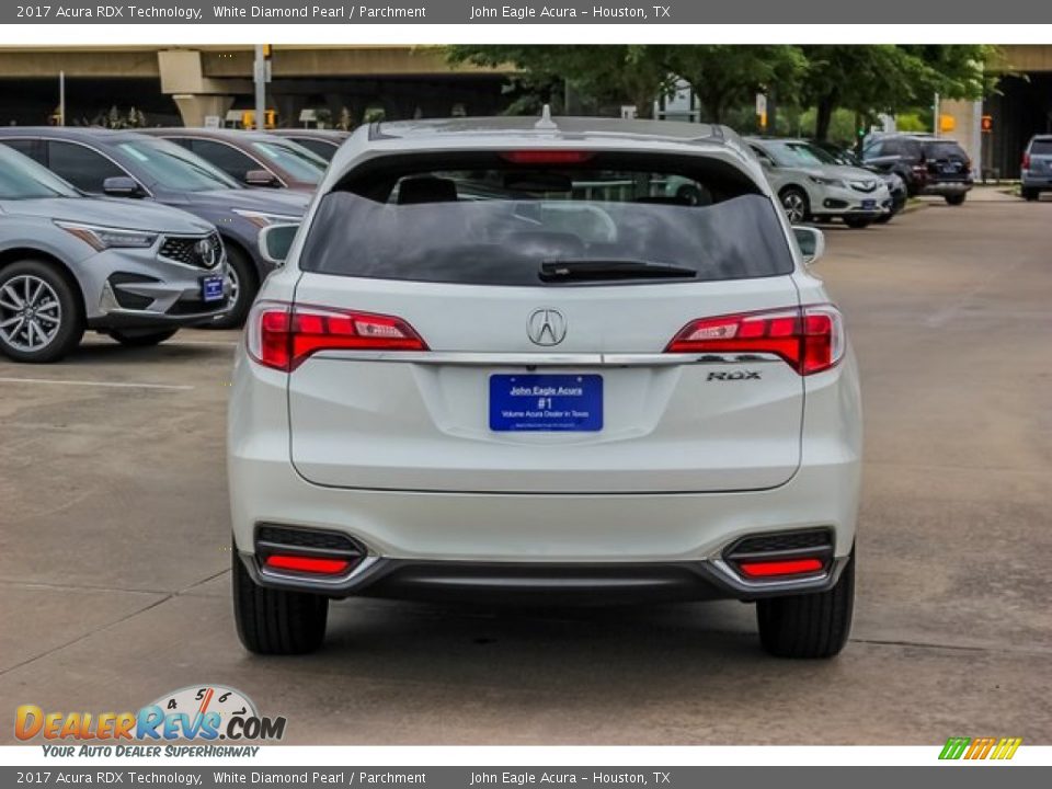 2017 Acura RDX Technology White Diamond Pearl / Parchment Photo #6