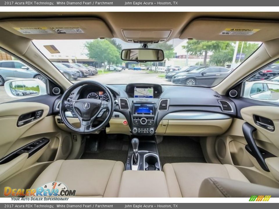 2017 Acura RDX Technology White Diamond Pearl / Parchment Photo #9