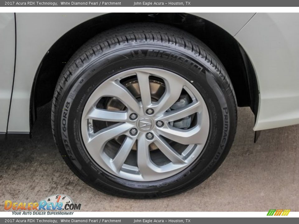 2017 Acura RDX Technology White Diamond Pearl / Parchment Photo #11