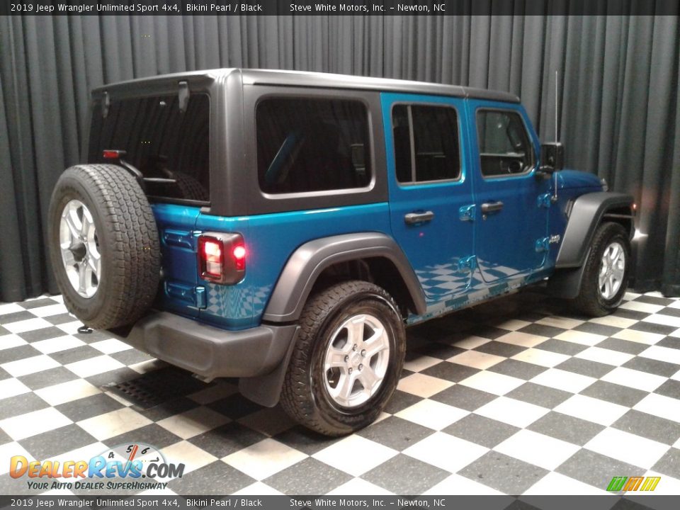 2019 Jeep Wrangler Unlimited Sport 4x4 Bikini Pearl / Black Photo #6