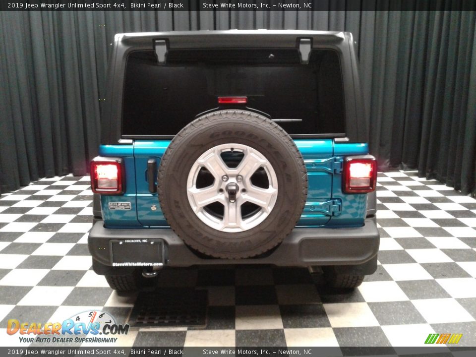 2019 Jeep Wrangler Unlimited Sport 4x4 Bikini Pearl / Black Photo #7