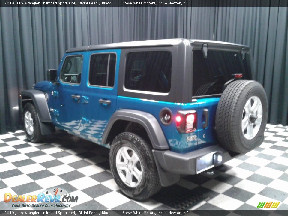 2019 Jeep Wrangler Unlimited Sport 4x4 Bikini Pearl / Black Photo #8