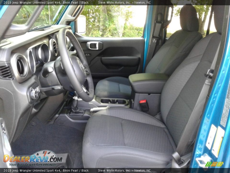 2019 Jeep Wrangler Unlimited Sport 4x4 Bikini Pearl / Black Photo #10