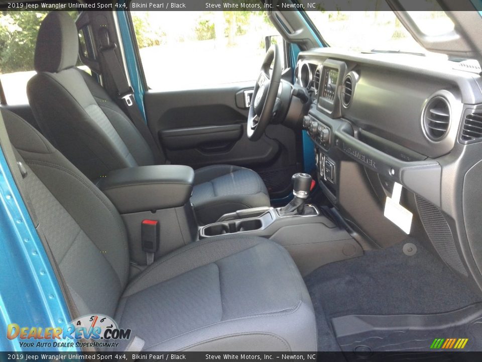 2019 Jeep Wrangler Unlimited Sport 4x4 Bikini Pearl / Black Photo #15