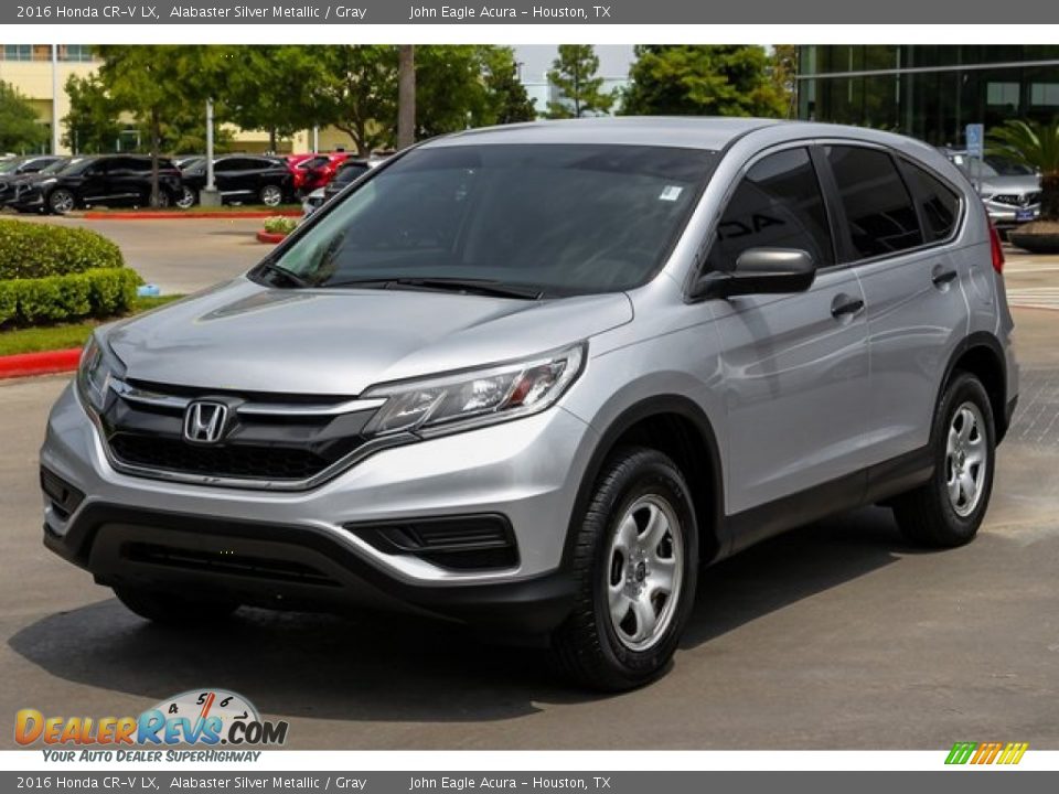 2016 Honda CR-V LX Alabaster Silver Metallic / Gray Photo #3