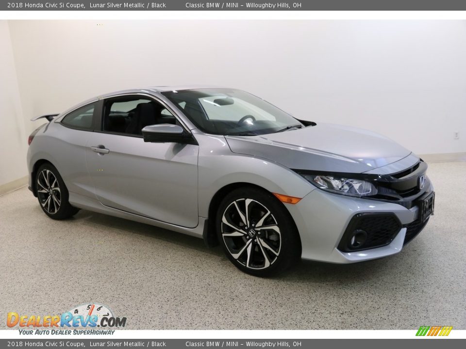 2018 Honda Civic Si Coupe Lunar Silver Metallic / Black Photo #1