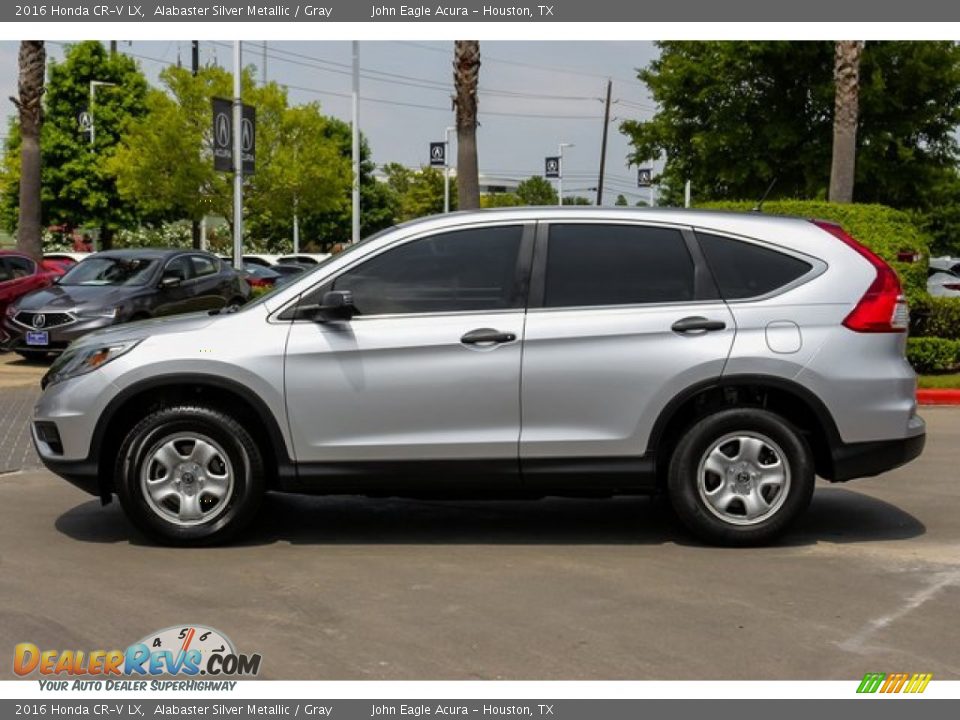 2016 Honda CR-V LX Alabaster Silver Metallic / Gray Photo #4