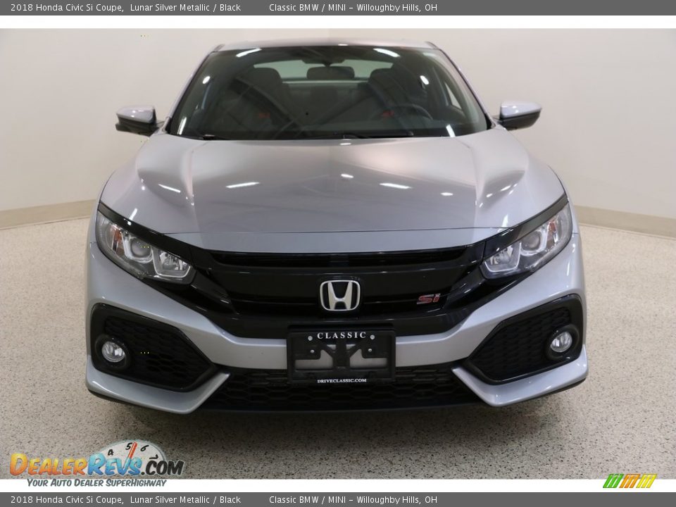 2018 Honda Civic Si Coupe Lunar Silver Metallic / Black Photo #2