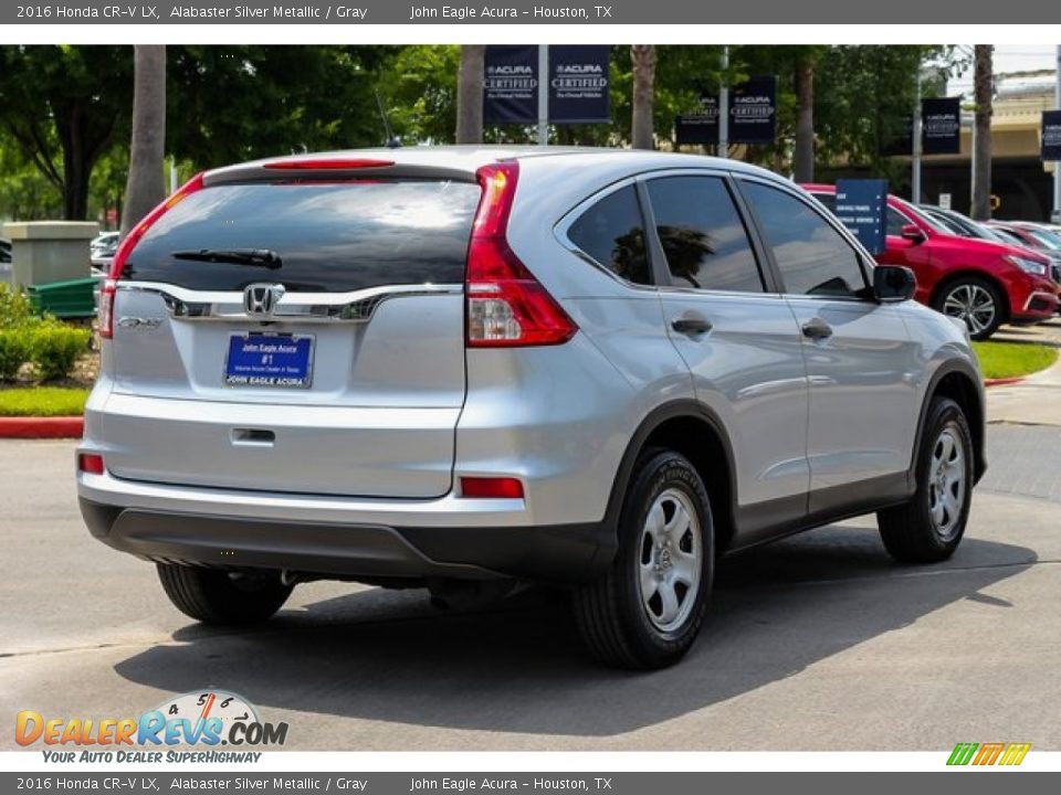 2016 Honda CR-V LX Alabaster Silver Metallic / Gray Photo #7