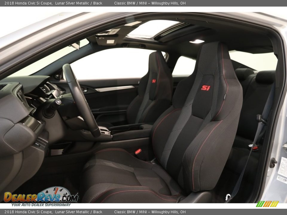2018 Honda Civic Si Coupe Lunar Silver Metallic / Black Photo #5