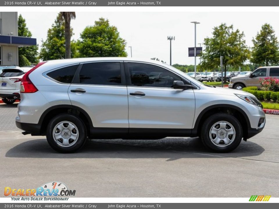2016 Honda CR-V LX Alabaster Silver Metallic / Gray Photo #8