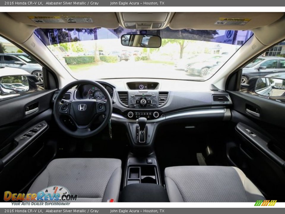 2016 Honda CR-V LX Alabaster Silver Metallic / Gray Photo #9